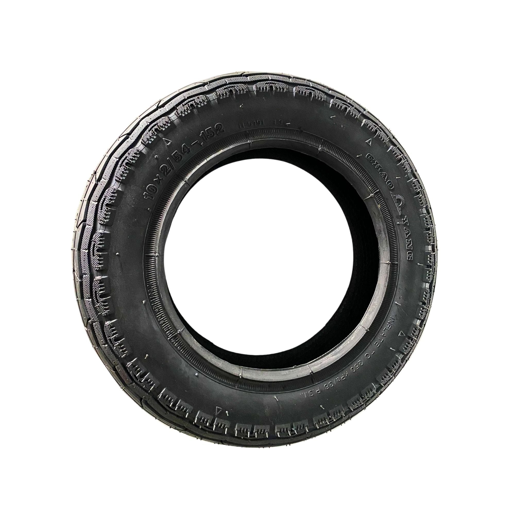 Pneu Chao Yang 10 X 2/54-152 Pour Trottinette électrique - Noir, Haute Adhérence, Compatible Cecotec