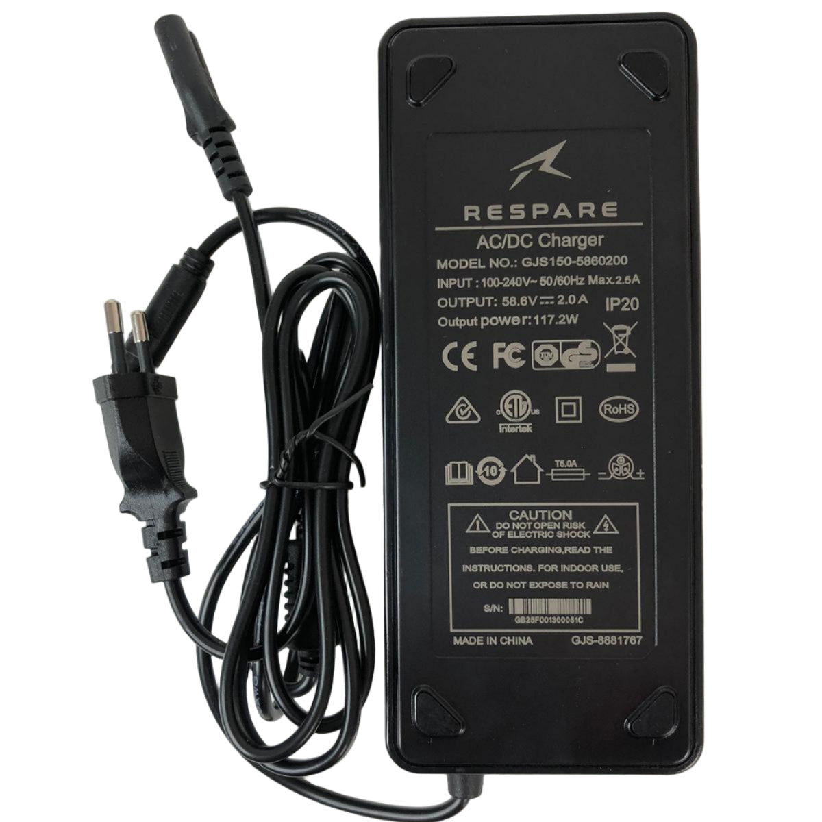 Chargeur 58.6V 2A Kukirin G2 master